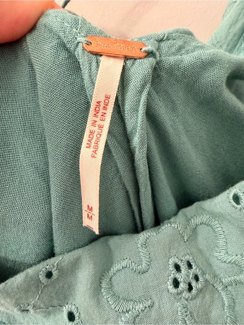 Free People lightweight aqua
